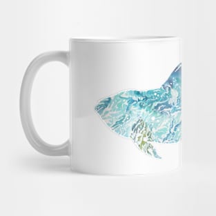 Fish with Ocean Waves Mug